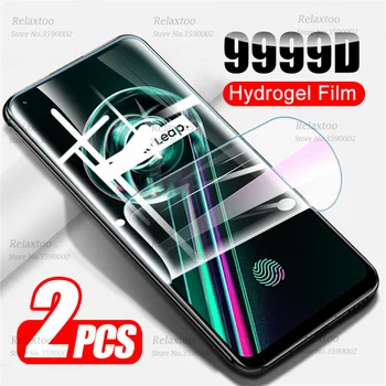 2 ks Plné Zakrivené Hydrogel Film Pre Oppo Realme 9 Pro+ Screen Protector Na Realme9 Pro Plus Realmi Realmy 9Pro Nie Tvrdené Sklo