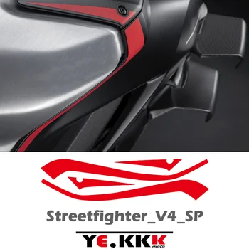 Pre Ducati Streetfighter V4SP/V4 Nádrž Nálepky Odtlačkový Dizajn PANIGALE SP Prispôsobiteľné Farby Červená Matná Čierna Matná Červená