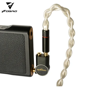 FDBRO Vysoko-kvalitné Audio 4.4 mm vyvážené Adaptér Mužov a 2,5 mm, 3,5 mm Vyvážené Žena Plug 24k Zlatom L Konektor