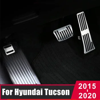 Auto Urýchľovač Paliva Brzda, Spojka Stupačky Pedále Doska Kryt Na Hyundai Tucson TL 2015 2016 2017 2018 2019 2020 Príslušenstvo