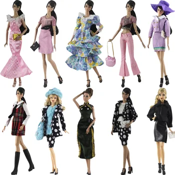Strana Elegantnom Obleku Školskú Uniformu Šaty, Oblečenie Pre Bábiky Barbie Šaty Pre 30 cm Barbies&BJD&Blythe Bábiky, Príslušenstvo