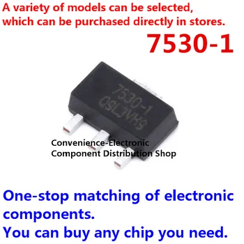 10PCS/PACK 7530-1 NA-89 HT7530 7530 SMD HT7530-1 SOT-89 power chip 3.0 V 100mA regulátor