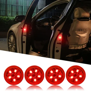 Univerzálne LED Auto Otváracie Dvere Bezpečnostné Upozornenie Anti-kolízie Svetlá Magnetický Snímač Impulzov Blikajúce Alarm, Parkovacie Svetlá na Čítanie