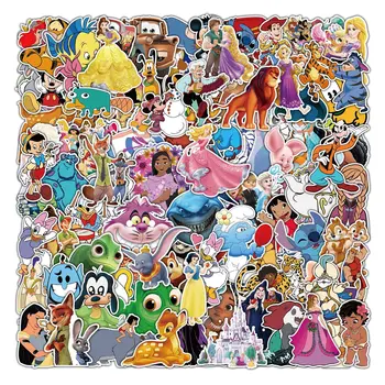 10/30/50/100KS Disney Mix Cartoon Micky Princezná Nálepky DIY Notebook Batožiny Skateboard Graffiti Obtlačky Zábavné pre Dieťa Hračky