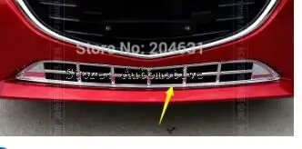 ABS chrome auto príslušenstvo Prednej mriežky, trim nižšie mriežka kryt pre Mazda 3 AXELA 2014 2015 2016