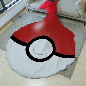 150 cm Pokemon Pokeball Flanelové Deka Kryt Plyšové plyšová módne Kvalitný Darček