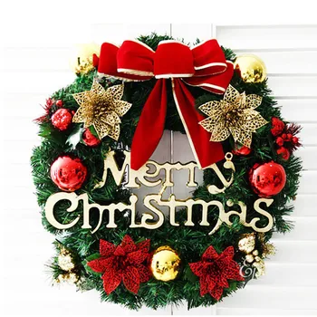 Vianočný Veniec Elegantné Červené Šampanské Zlato Vianočný Veniec Okno, Dvere, Na Stenu Ornament Dekorácie, Domáce Vianočné Ozdoby