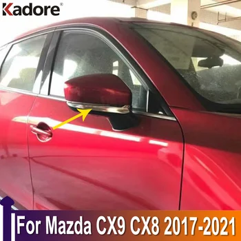 Spätné Zrkadlo Pásy Pre Mazda CX9 CX-9 CX8 CX-8 2017 2018 2019 2020 2021 Kryt Výbava Zdobia Rám Tvarovanie Príslušenstvo