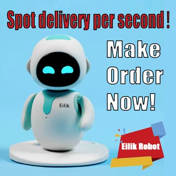 Vianočné Darčeky Eilik Robot Hračka Inteligentný Spoločník Pet Robot Ploche Hračka pre Deti Tovaru V Sklade! Nečakajte! Doručiť Ihneď!