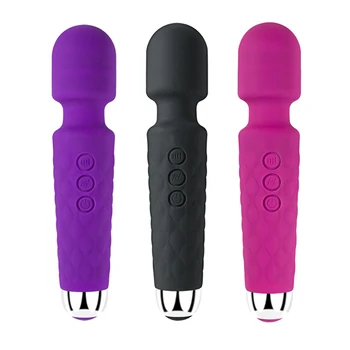 Multimodálna Vibrátor USB Nabíjanie Masér Silikónové AV Vibreators G-bod Stimulátor Klitorisu Masturbácia Prútik Sexuálne Hračky Pre Ženy