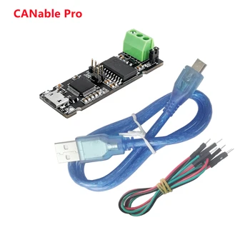 CANable Pro shield USB MÔŽETE protokol radič adaptér analyzer, sériové breakout rada 232 CANbus vysielač github SocketCAN