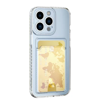Angel Eye Silikónové puzdro Pre iPhone 13 Pro Max 12 Mini XR X XS 11 Pro Max 78 Plus Transparentné TPU Otvoru Kryt Airbagu
