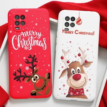 Veselé Vianoce Pre Xiao Poco X3 NFC Poco F2 Pro 9 SE 9T A3 Poznámka 10 Lite Redmi Poznámka 8 9 S Pro Max 8T 9A Prípade Jeleň Elk Funda 