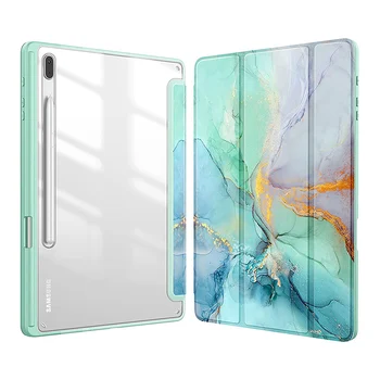 Pre Samsung Galaxy Tab S7 FE Plus 12.4 palcový 2021 SM-T970 SM-T975 Prípade Kožené Stojan Tabletu Kryt Pre Kartu S8 Plus 12.4