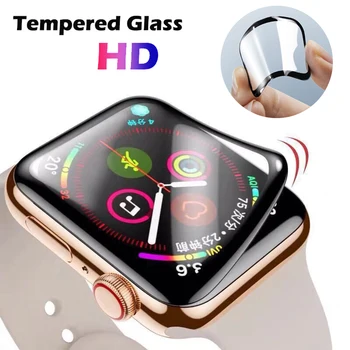 nepremokavé screen protector pre apple hodinky prípade 6 5 4 3 38 MM 40 MM 44 MM 42MM (Nie Tvrdeného Mäkké sklo) film pre Iwatch 4/5/6/SE