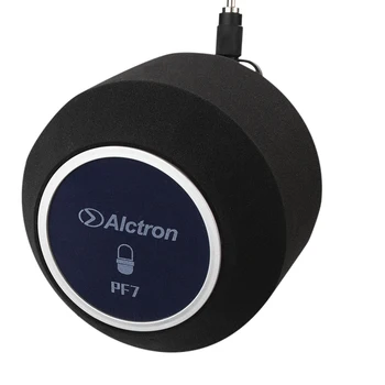Alctron PF7 Nahrávanie mikrofón príslušenstvo čelné sklo zvukotesné obrazovke zvukovo-izolačné striekaniu kryt nahrávanie hluku červ.