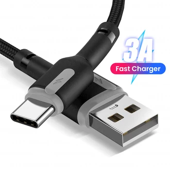 USB C Kábel Typu C Rýchle Nabíjanie kábel Dátový Kábel, Nabíjačka, usb kábel, c Pre Samsung s21 s20 A51 xiao POCO X3 M3 Redmi Poznámka 9s 8t