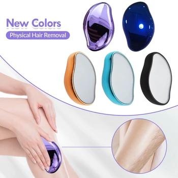 Crystal Hair Remover Fyzickej Bezbolestné Bezpečné Epilátor Crystal Vlasy Gumu Jednoduché Čistenie Opakovane Tela Domov Depilácia Nástroj