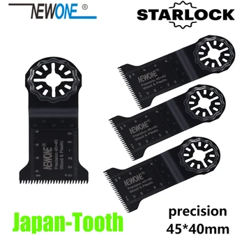NEWONE Starlock 45*40 mm Presnosť Japonsko Teech Pílové listy na Výkon Oscilačný Nástroje multi-nástroj na drevo/plast rezanie