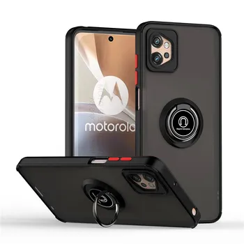 Pre Motorola Moto G22 G32 G42 G52 Prípade Fotoaparátu Na Ochranu Krúžok Držiak Telefónu Prípadoch Na Moto G31 G41 G51 G71 Matný Zadný Kryt