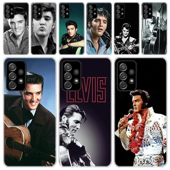Elvis Presley Kiss Telefón puzdro pre Samsung Galaxy A52 A53 A72 A73 A12 A13 A22 A23 A32 A33 A42 A43 A02S A03S Silikónový Kryt