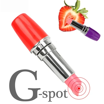 Guľka Vibrátor Stimulátor Klitorisu Kompaktný Mini Rúž Vibrátor Režimu napájania z Batérie Vodotesné G-Spot Stimuluje Sexuálne Hračky pre Ženy