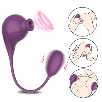 Silný Klitorálny Bradavky Pea Strelec Vibrátor G-spot Orgazmus Ženy sexuálnu Hračku, Multifunkčný Stimulátor Vibračné Vajíčko Dospelých, Sexuálne Hračky
