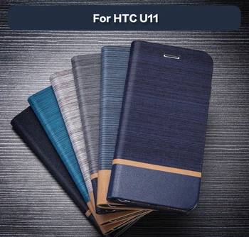 PU Kožené Peňaženky puzdro Pre HTC U11 Business Telefón puzdro Pre HTC U11 Knihy Prípade Mäkké Silikónové Zadný Kryt