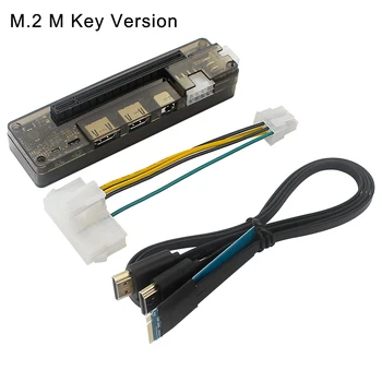 M. 2 M PCI-E3.0 EXP GDC Notebook Externý Diskrétna Grafická Karta M. 2 M Key Rozhranie grafickej Karty Dock Stanica pre Notebook