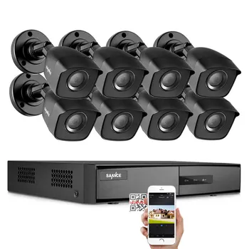 SANNCE 8CH DVR 1080N KAMEROVÝ Systém videorekordér 2/4/8 KS 2MP Home Security Nepremokavé Nočné Videnie Kamery Surveillance Súpravy
