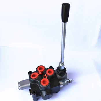 Hydraulické multi-cestný ventil spätného ventilu mechanické valcov motora distribútora ZD-L102 multi-cestný ventil distribútor ovládanie